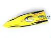 DTRC Toucanhobby E36 Prepainted Yellow Electric Racing KIT RC Boat Hull Only for Advanced Player 1