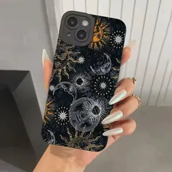 Moon Sun God Shockproof Soft Silicone Phone Case - Elegant Bumper Back Cover for iPhone X Or XS (1)