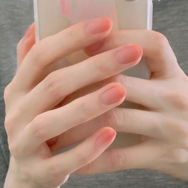 Khaki Pure Color Frosted Ballet matte Fake Nail press on Wearable Detachable Nail Tip Long Healthy full cover for Girl