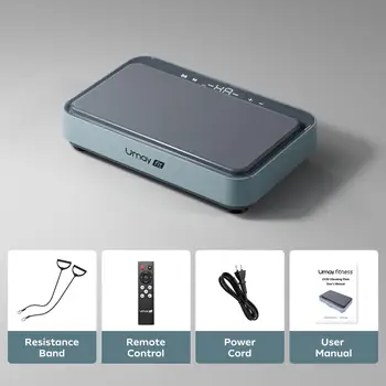 UMAY Fitness Vibration Board Exercise Machine with Ring Band, Full Body Home Workout, Improves Blood and Lymphatic Circulation 5