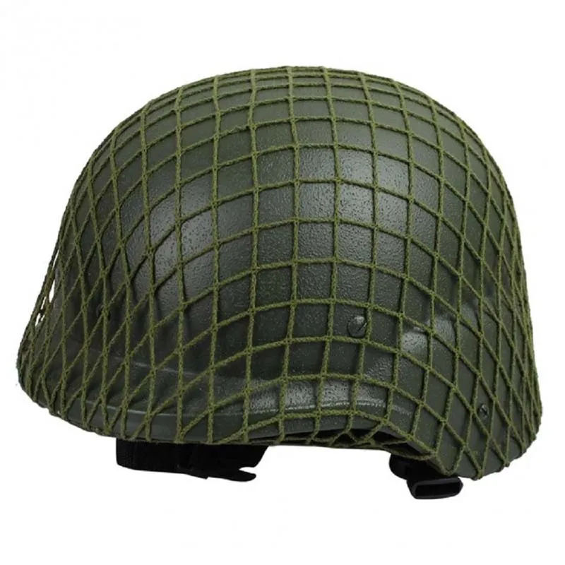 

Army Green Nylon Camping Hiking Helmet Camouflage Net Cover Helmet Outdoor Activity Tools