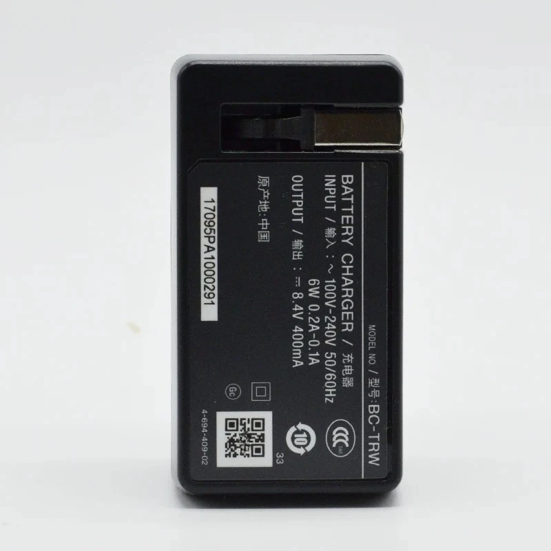 BC-TRW 미러리스 카메라 FW50 충전기와 호환되며, ilce7rSM2, 6300, a5100, RX10M4와 호환됩니다.