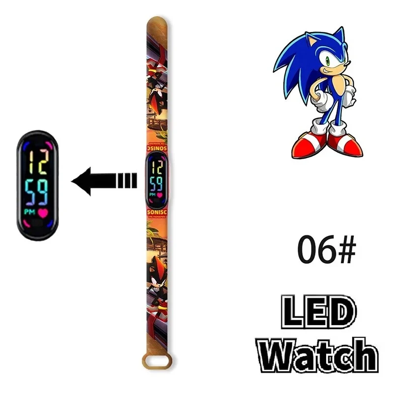 Children's LED Touch Control Waterproof Sport Watch with Silicone Strap – Perfect Birthday Gift