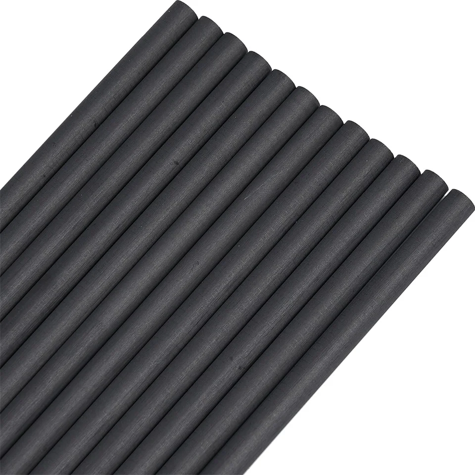 Lot de 6/12 flèches de tir à l'arc en carbone de 76,2 cm pour