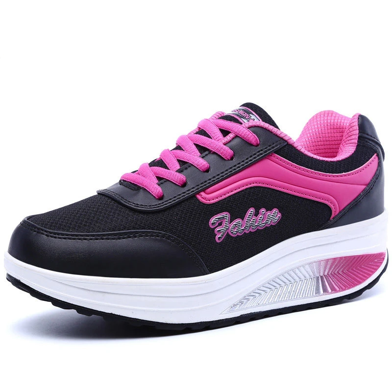 Women's Fashion High-Quality Platform Sneakers - Plus Size Flats Shoes