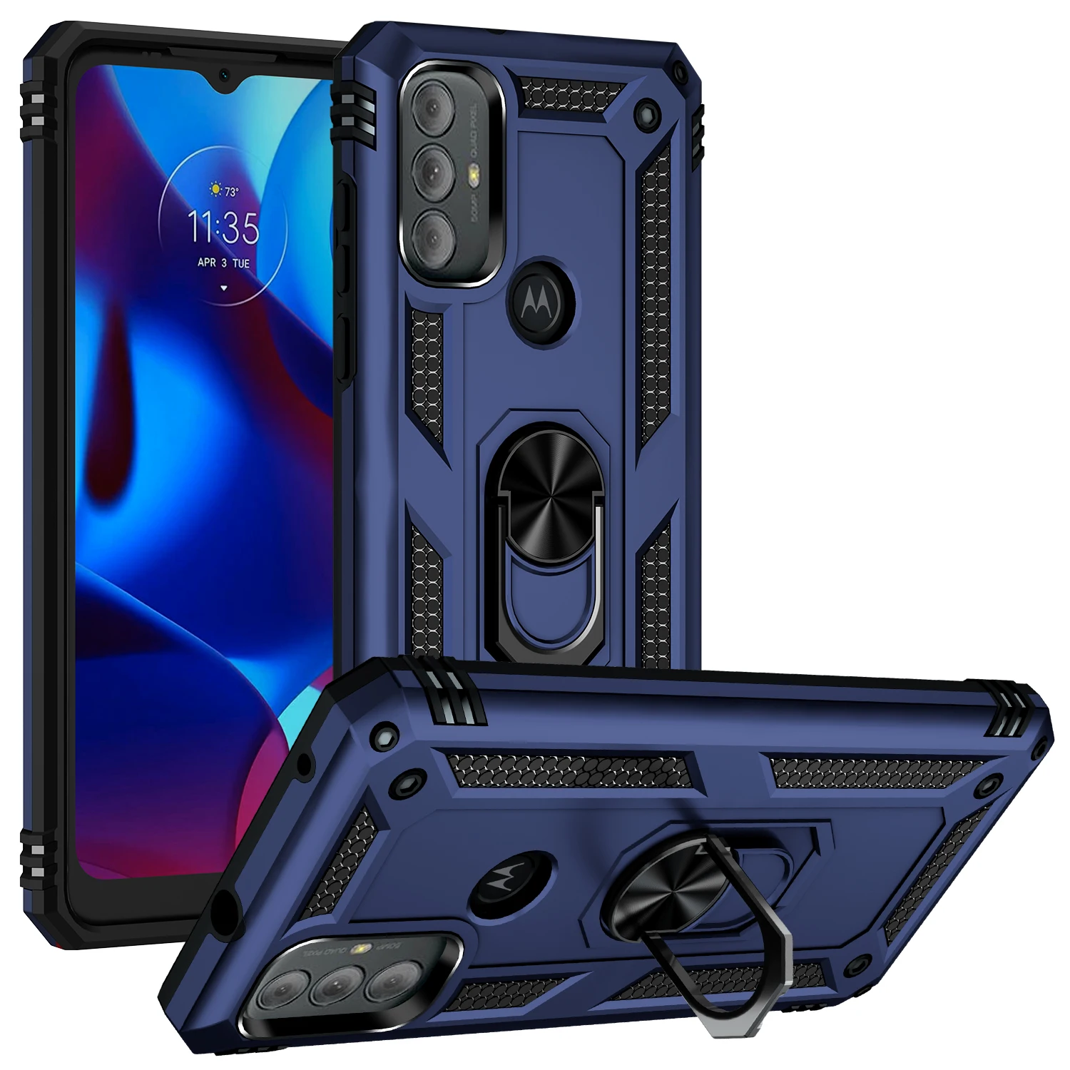 JSFS Military Grade Drop Proof Protective Case with Kickstand