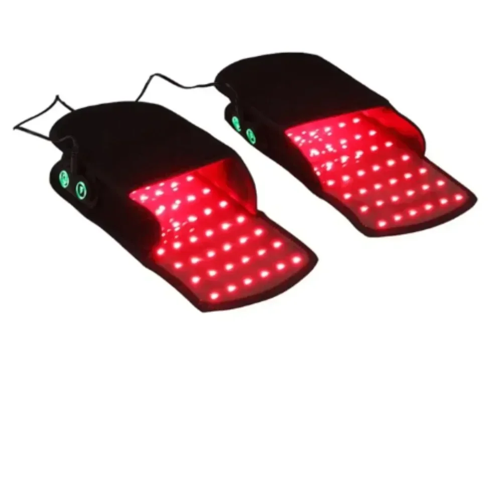 LLLT Infrared Therapy Slippers - Rechargeable Red Light Foot Massager for Home Use