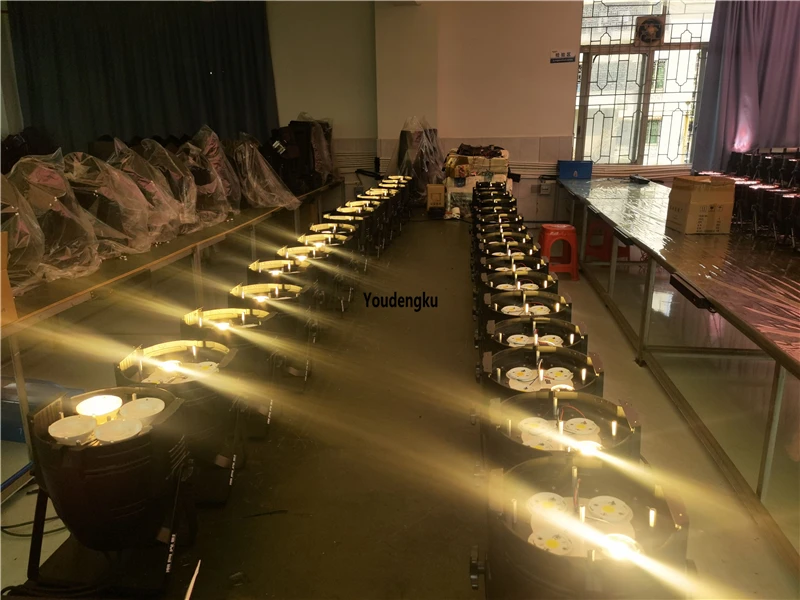 8 pieces 200W COB 4-Eyed Face Light White and Warm White LED par Light