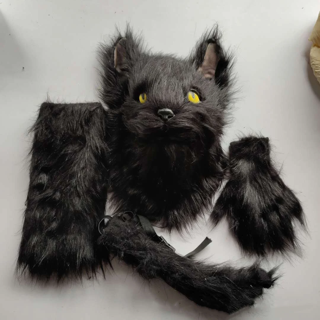 Passamontagna Gatto 3D – Balaclava Morbido E Traspirante – Protezione Solare Per Sci, Rave, Halloween – 43x25 Cm – Poliestere - 4
