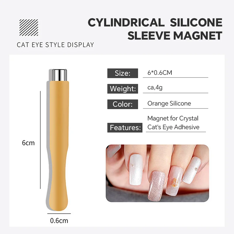 Multifunktionale Starke Nail art Magnetische Stick 3D Cat Eye UV Gel Polnisch Schnee Licht Glitter Wirkung Werkzeuge Maniküre Design Werkzeug – Detail 9