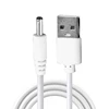 USB to for Dc 3.5mm x 1.35mm 2A Max for Dc Barrel Jack Power Cable USB LED Strip Lights Flashlight Charging Cord