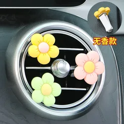 Floral Daisy Vent Clip Car Air Freshener & Interior Decoration Gift Set (Pcpu-gn-pk)