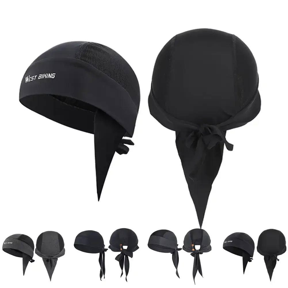 Quick Dry Cycling Cap Head Scarf Summer Men Running Riding Bandana Headscarf Pirate Cap Headband Men Head Scarf Outdoor 2