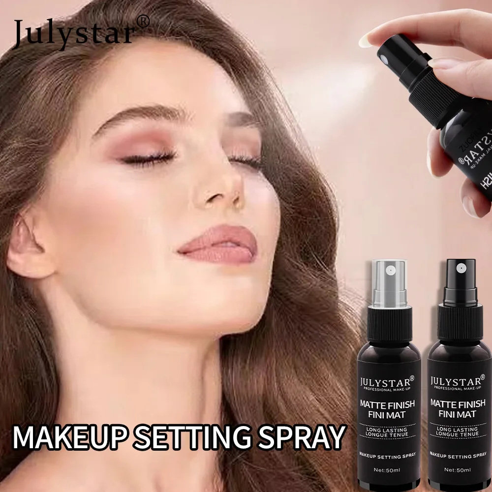 Makeup Setting Spray Moisturizing Fast Film Formation Long-lasting Make Up Oil Control Natural Matte Quick Fixer Cosmetics 50ml makeup setting spray