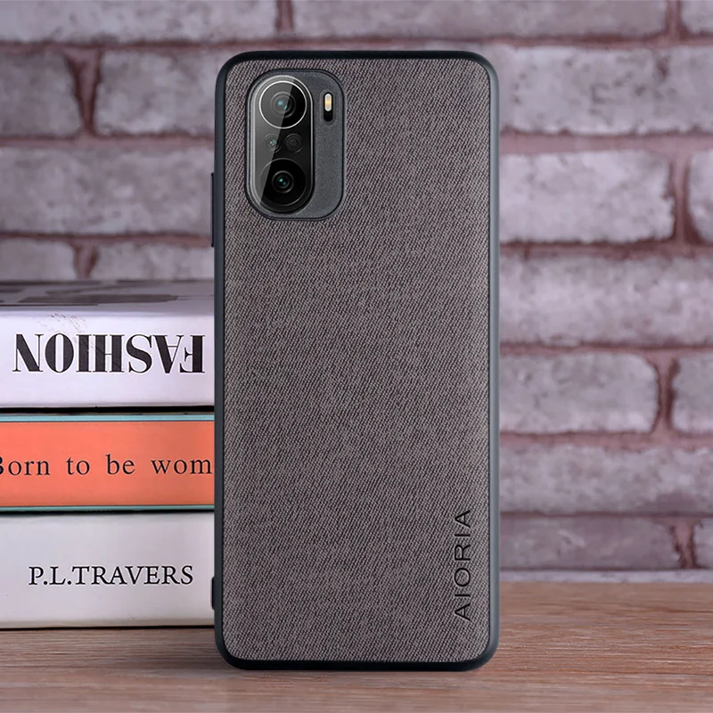 Luxurious Textile Leather Skin Phone Cover – Premium Soft and Hard Case