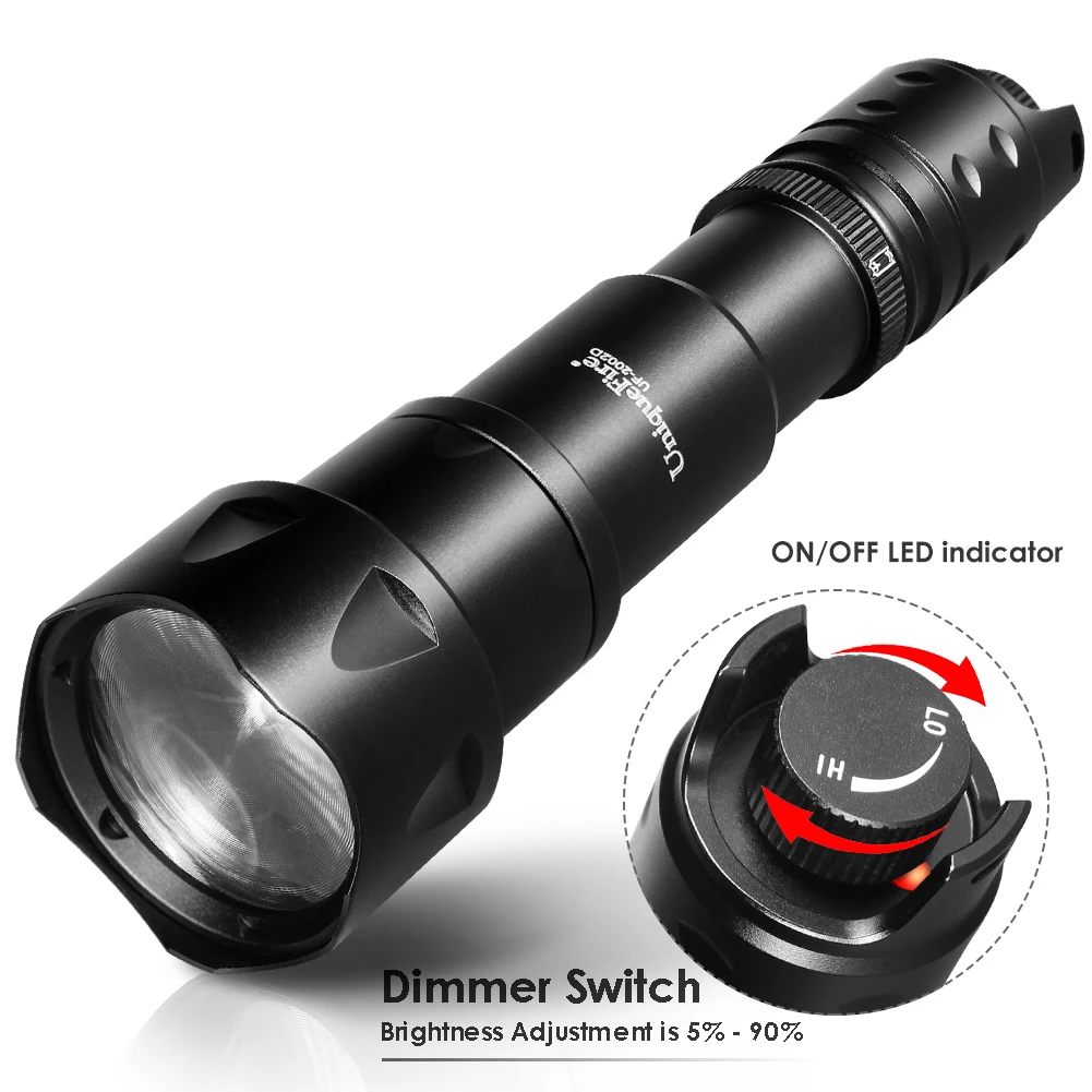 UniqueFire 2002D LED IR 940nm 850nm 810nm Hunting Flashlight Fresnel