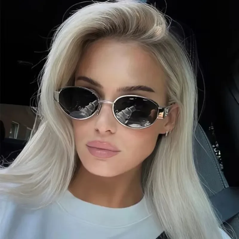 Advanced Metal Sunglasses – Fashion Oval Vintage UV400 Shades 2025 Safety Accessories Sunglasses