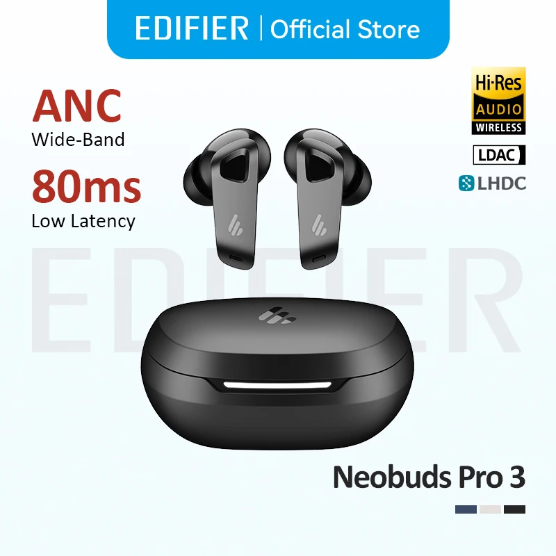 Edifier NeoBuds Pro 3 TWS Bluetooth Earbuds Hi-Res ANC Wireless