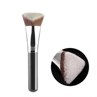 Pinceau de maquillage Kabuki pour fond de teint, pinceaux cosmétiques végétaliens, simple et grand, triangle incliné, carré et conique, luxe et de haute qualité 5