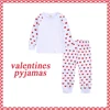 2025 Easter Pyjamas Kids Rabbit Eggs Bunny Sets Long Sleeve Top+Pants Pajamas Children Ribbon Homewear Clothes 2Pcs Toddler Suit 6