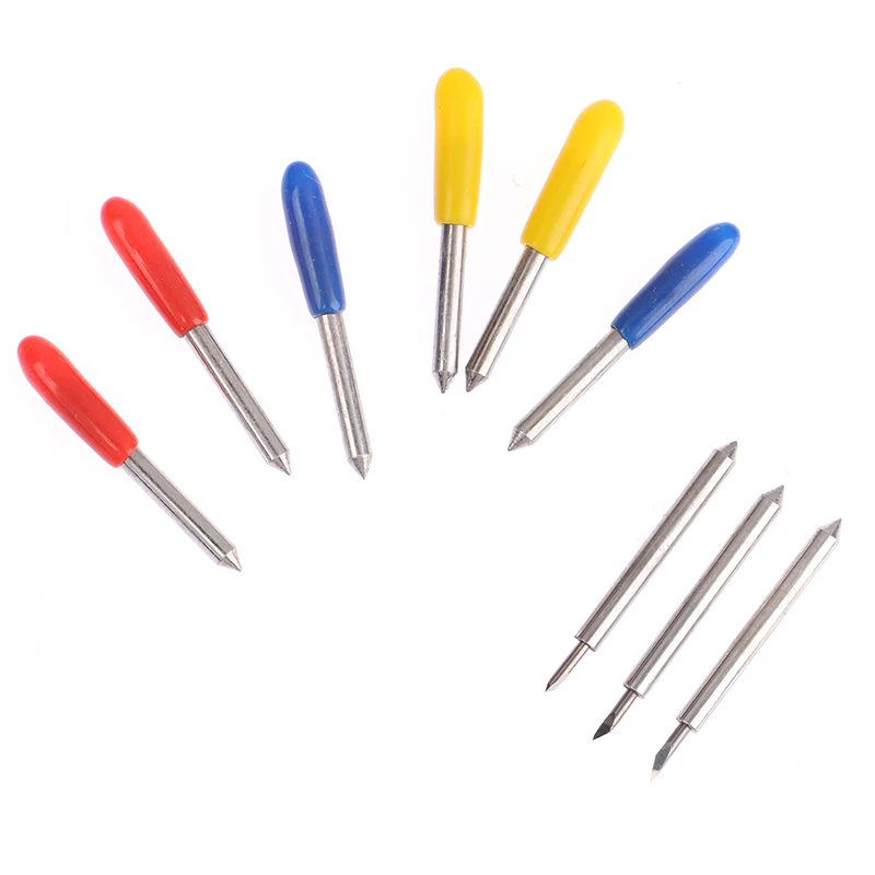 30pcs 30/45/60 Degrees Replacement Blades For Roland Cricut Plotter Blade Knife Cutter Blades For Power Tools Cutting Plotter