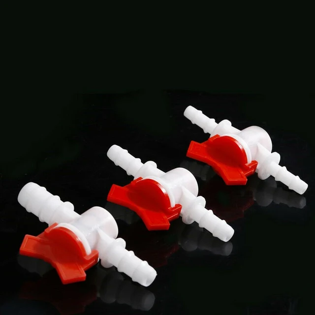 1Db 4/6/8/10/12/10/20 Mm -Es Tömlő Kétirányú Műanyag Gömbszelep -Akvárium Kerti Mikro Öntözés Reduktja A Gyors Dugó Csatlakozó Szerszámát - Image 2