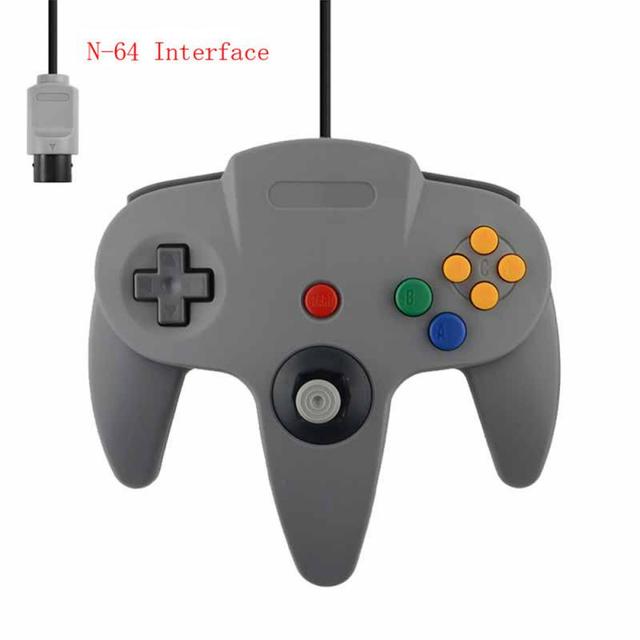 Port Wired Gamepad For Nintendo 64 Host N64 Controller Gamepad Joystick For Classic 64 Console Games For Mac Computer PC