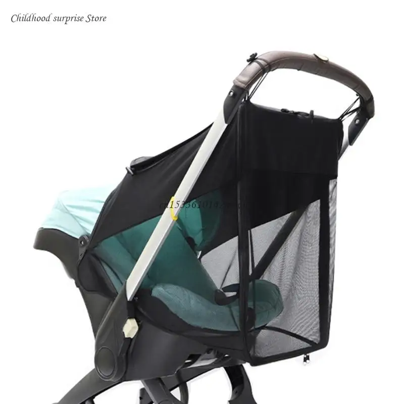 

Sunshade for Stroller Prams Anti-Mosquitos Net UV Protect Sun Cover Sun Protective Cover Pushchair Canopy Travel Gear Dropship