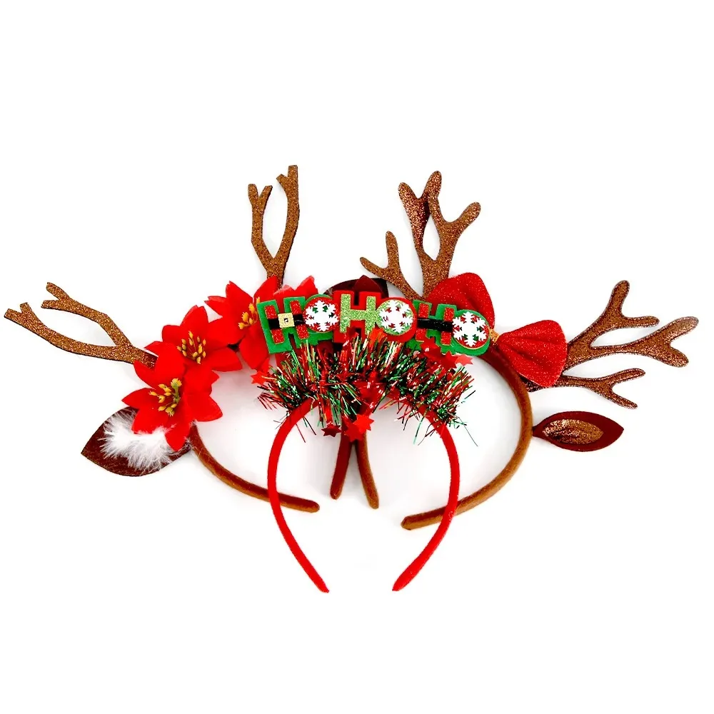 Christmas Headbands for Women Antler Headbands Cute Hairpins Deer Horn Christmas Headbands