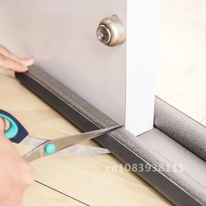 

New Door Bottom Sealing Strip Upgrade Soundproof Windproof Strip Foam Rubber Strip Wind Gap Thermal Insulation Strip Tool