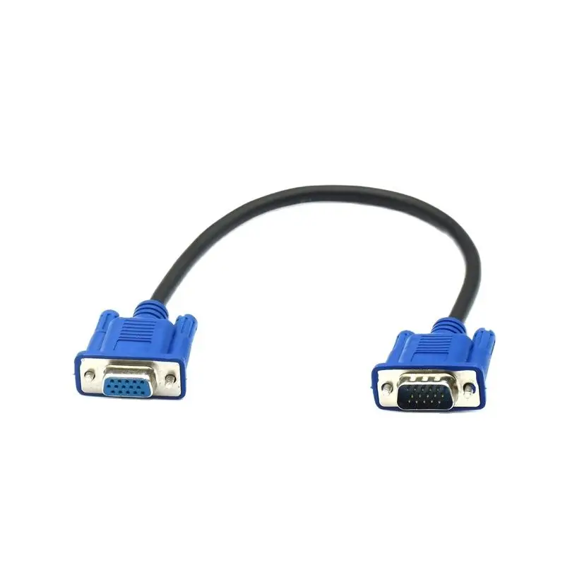 VGA Cable VGA Cable Adapter 30cm 50cm Male To Female Extension for Computer Monitor