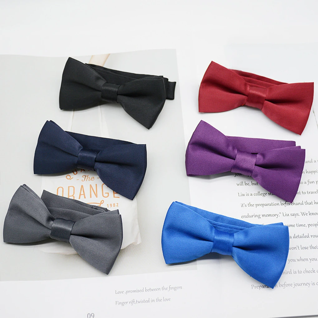 Easy To Wear And Reusable Fashionable Butterfly Party Bow Tie For Children Slim Boy Bow Tie