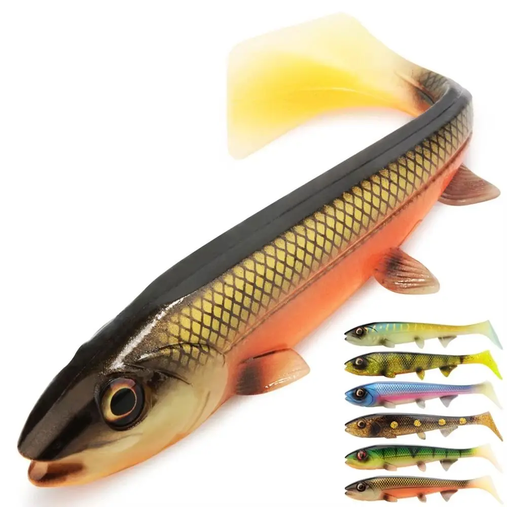 Vivid Silicone Fishing Soft Lures 5 Colors 14cm 18cm Fishing Jig Lure Soft Artificial Lures Fishing