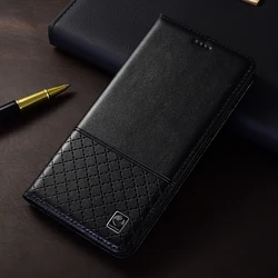 Napa Below Grid Genuine Leather Flip Case - Premium Smartphone Cover - Pixel 3 XL (Black)