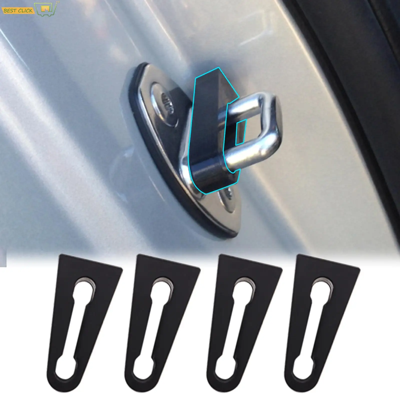 Ammortizzatore Fonoassorbente Per Auto Per Vw Golf Polo T5 Bora Caddy Jetta Multivan Passat Scirocco Tiguan Touran Blocco Porta Buffer Deadening