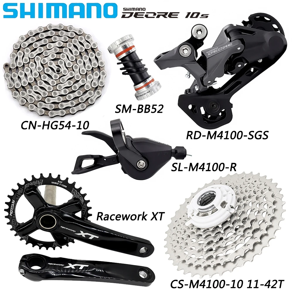 SHIMANODeoreM41002X10SpeedDerailleursGroupsetMTBBikeCSM4100