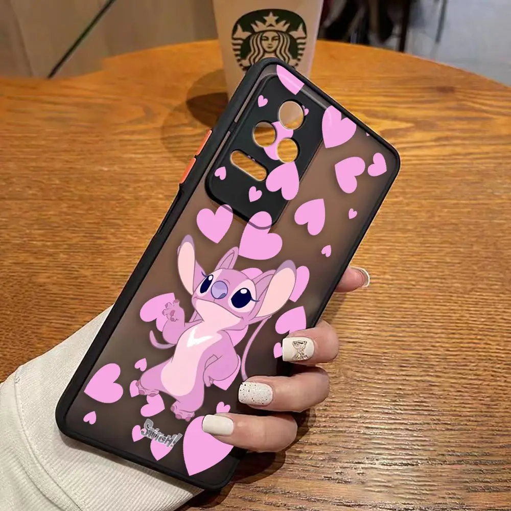 thumbnail image 1 of Matte Case for Redmi A1 K50 K40 GAMING K30 K20 10X 10C 10 9C 9T 9A 9 8 7 PRO 4G 5G Case Funda Coque Lilo & Stitch Cartoon Anime, 1 of 5