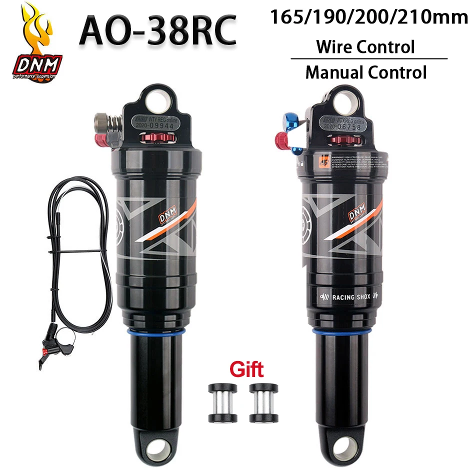 DNM AO38RC MTB air rear shock Mountain Bike shock absorber wire control