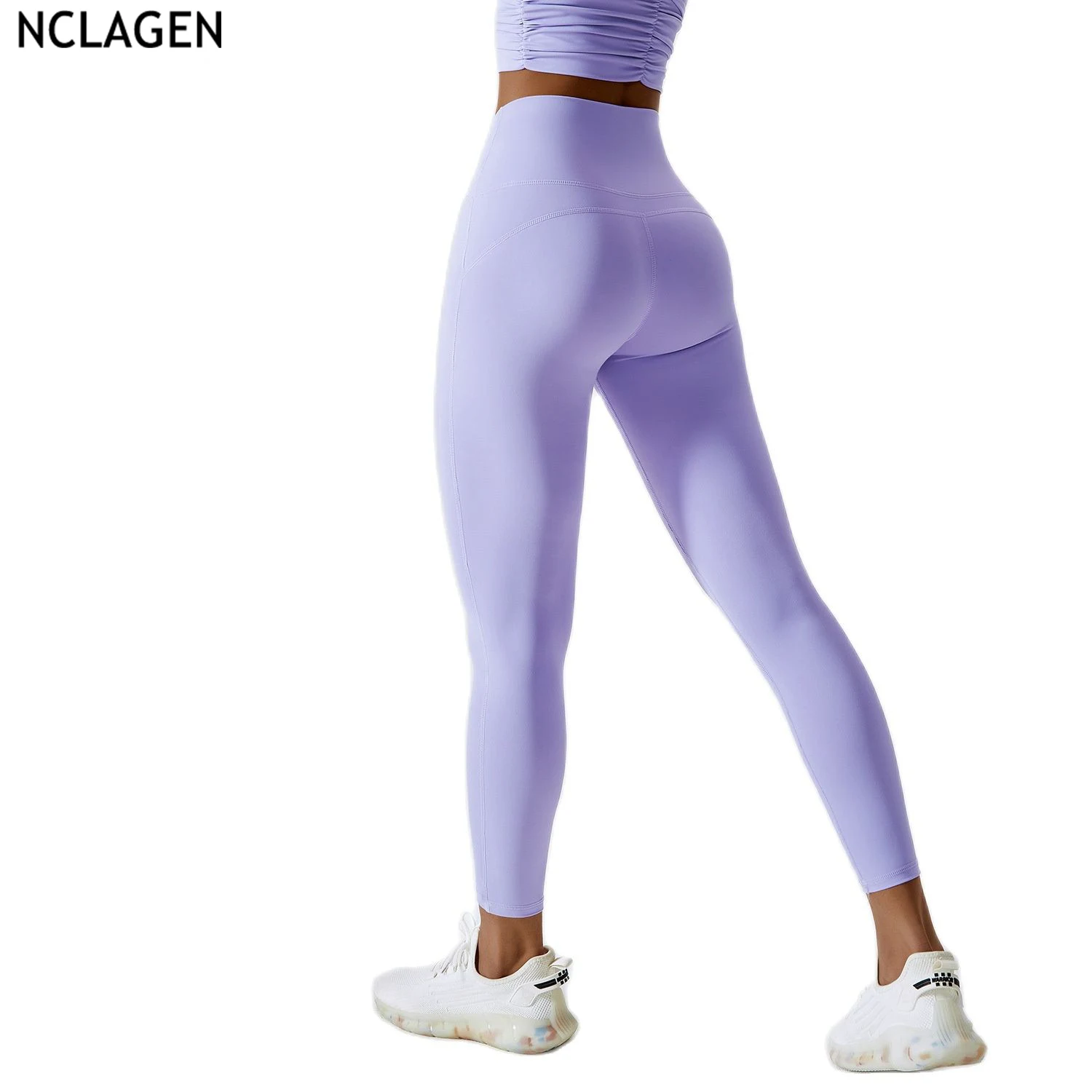 

NCLAGEN High Waist Yoga Pants Hip Lifting Fitness Tight Running Leggings Women Gym Training Butt Lifting Breathable Trousers