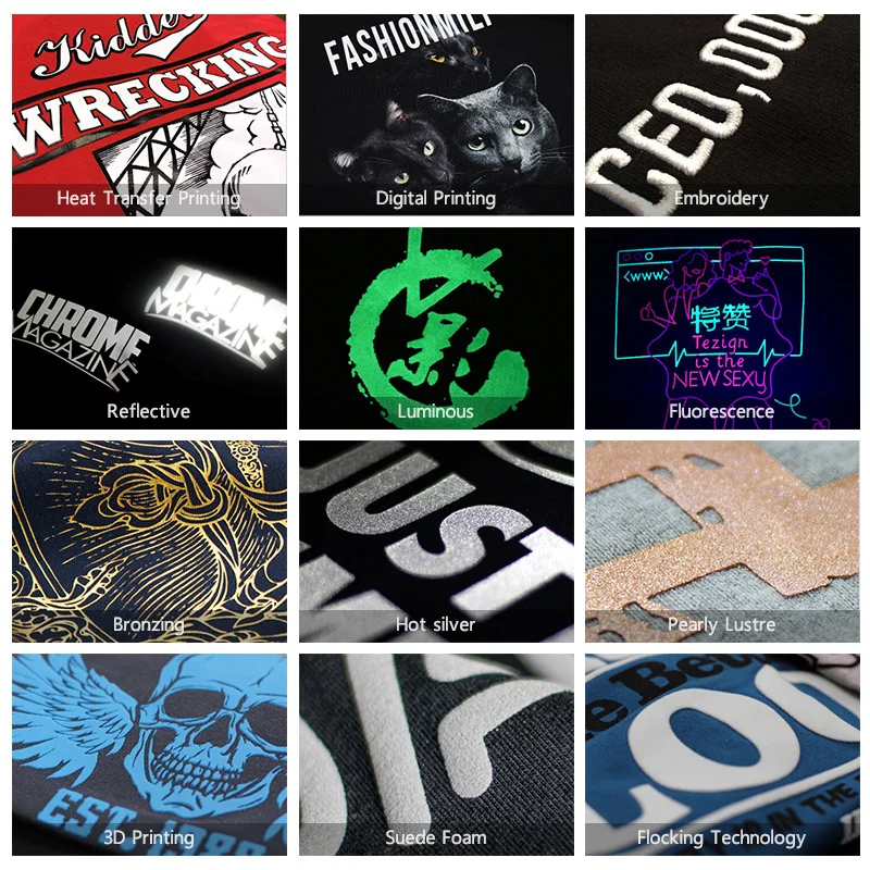 Men T Shirt 220g 100% Cotton Casual Round Neck Plus Size