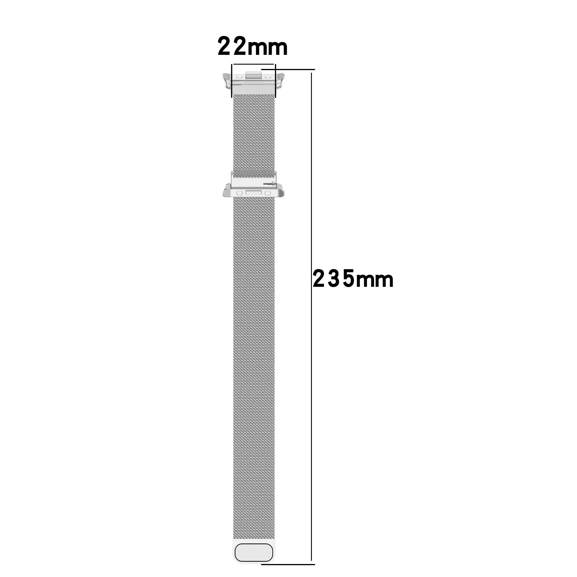 Premium Stainless Steel Magnetic Strap for Vivo Watch GT - Sleek Replacement Wristband