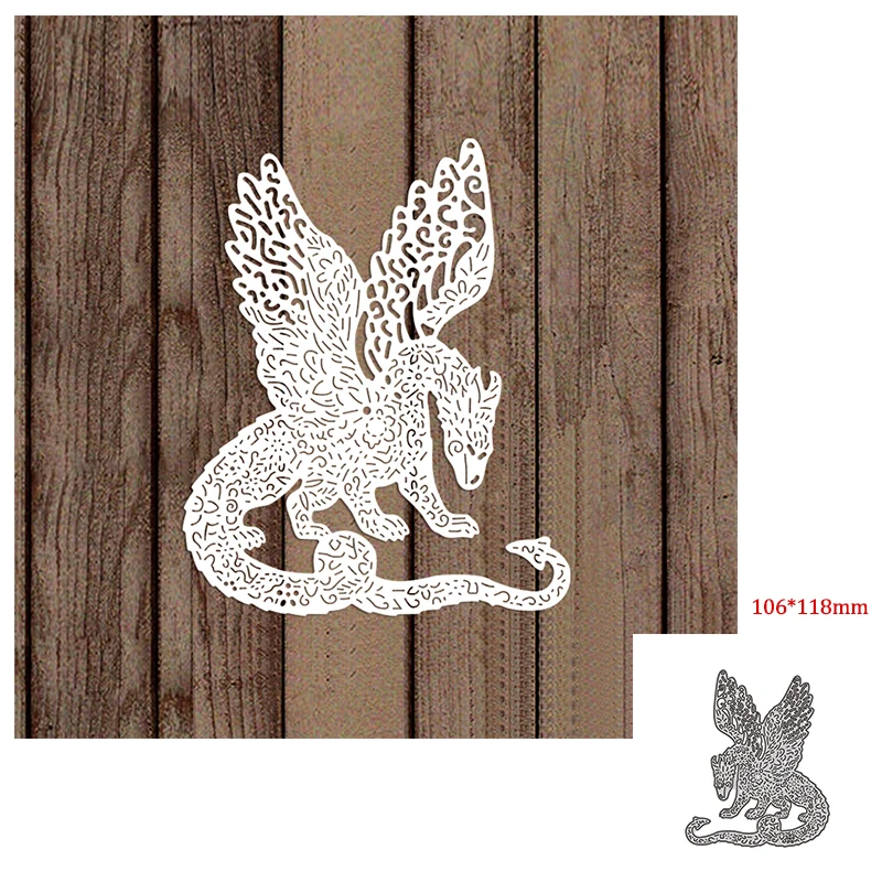 Flying Dragon Metal Cutting Dies For Diy Scrapbook Cutting Die Paper