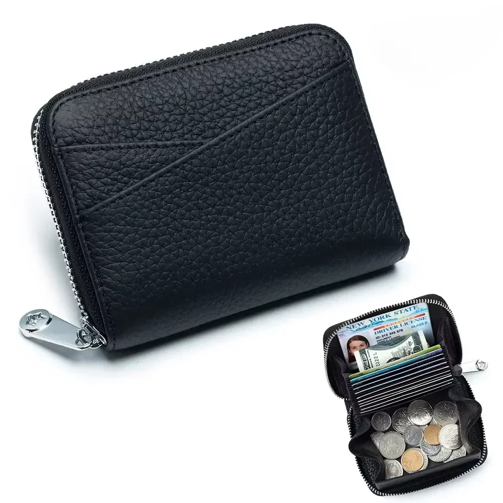 New Women Wallet PU Leather Card Holders Female Cowhide Wallets Fashion Small Portable Purses Cute Wallet Coin Bags Clutch 6