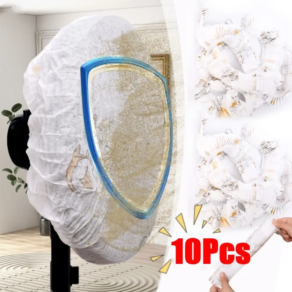 10Pcs Reusable Dustproof Cover Round Head Thickened Appliance Protective Covers Multi-function Non-woven Electric Fan Cover