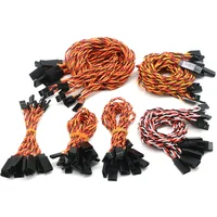 10pcs 10 / 15 / 30 / 50 / 100cm Servo Extension Cable 30 / 60 core For Futaba JR Anti-interference Servo For RC Helicopter Part/ - Image 6