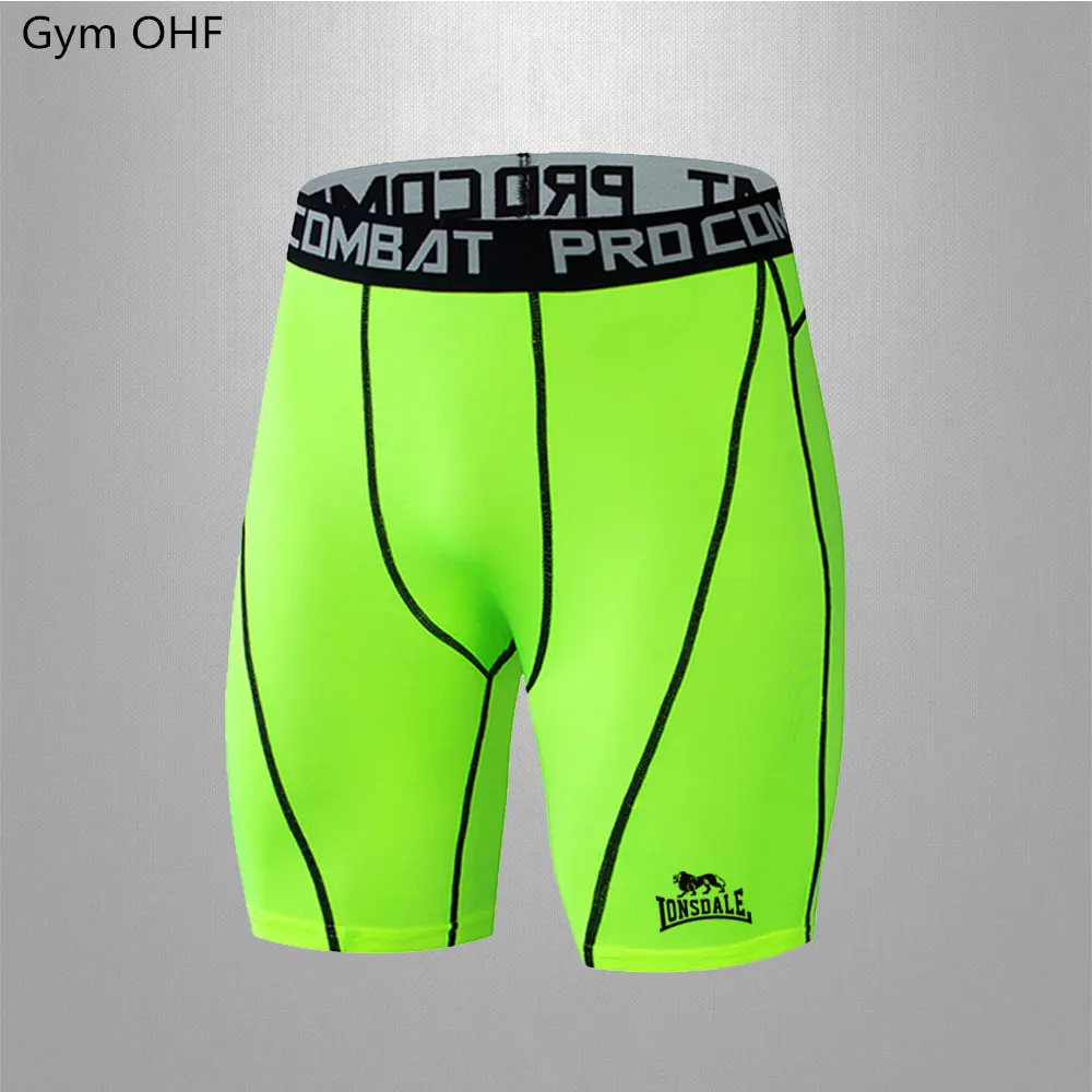 Compression short pants leggings men sports running tights gym fitness cycling base trousers training sports shorts sports leggings cycling shorts compression pants