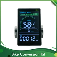 UART 2 M6C 24V 36V 48V vélo électrique LCD affichage compteur étanche E Scooter LCD panneau couleur écran pour vélo électrique de montagne 1