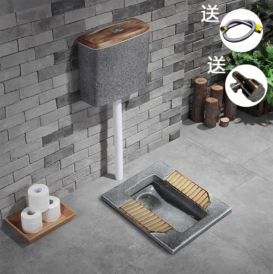 Y Ceramic Water Tank Set Color Set Potty Chair Type Household Urinal Bathroom Odor Preventer Squat Toilet squat toilet