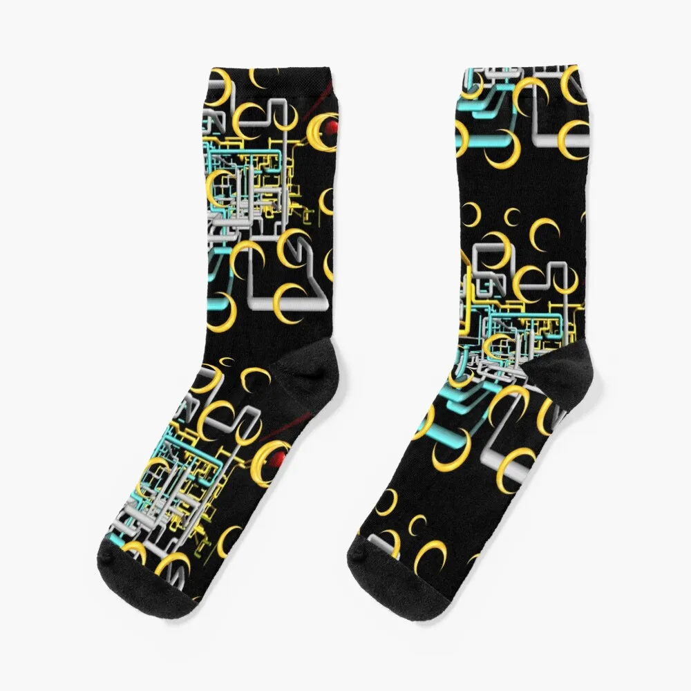 

Dan Flashes pattern cool tim robinson Socks shoes retro Non-slip Socks For Women Men's