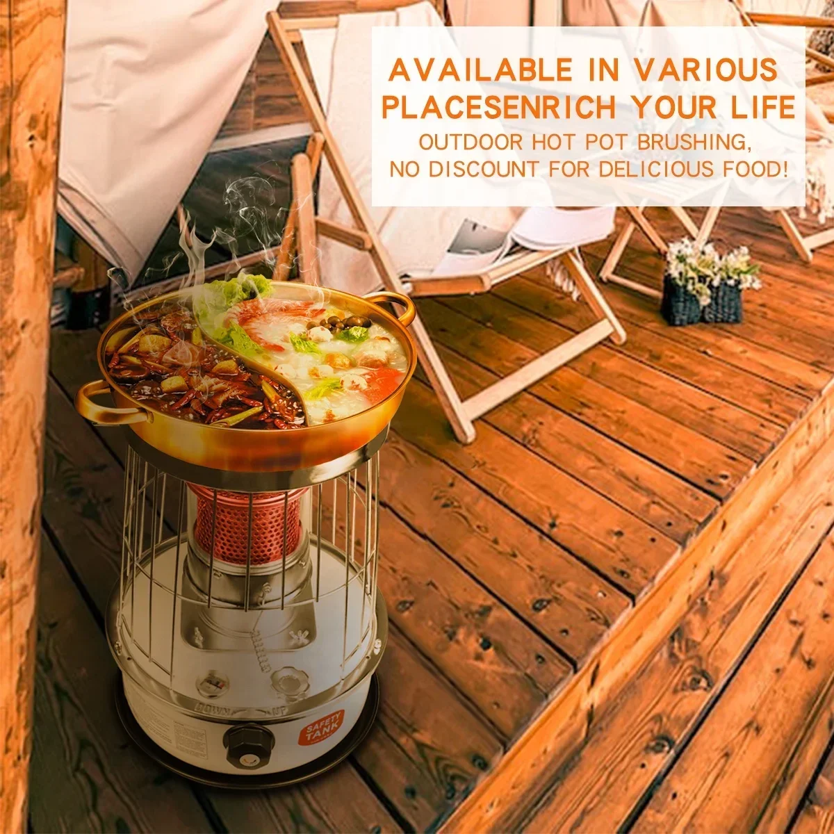 Wholesale Hot Selling Kerosene Heater Stove Portable Mini Durable 6L Indoor Kerosene Heater For Cooking And Heating 6